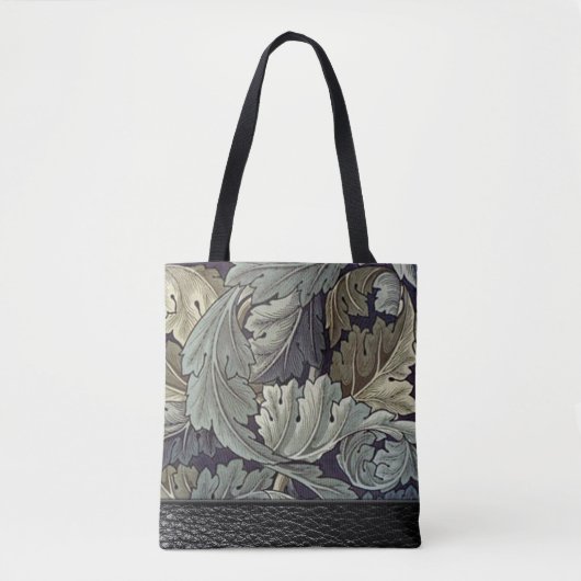 Tote Bag William Morris Acanthus Art nouveau feuille (Devant)