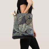 Tote Bag William Morris Acanthus Art nouveau feuille (De près)