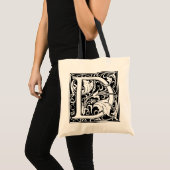 Tote Bag William Morris Alphabet "D" (Devant (produit))