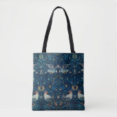 Tote Bag William Morris Blue Birds Tapestry Classic (Devant)