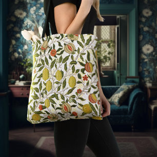 Tote Bag William Morris Grenade Citron Fruits Jaunes