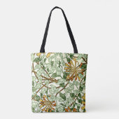 Tote Bag William Morris - Honeysuckie en Vert et Or (Dos)