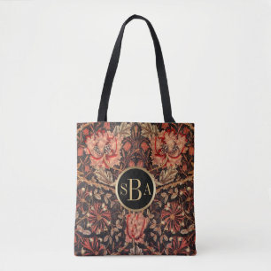 Tote Bag William Morris Honeysuckle modèle floral