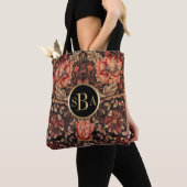 Tote Bag William Morris Honeysuckle modèle floral (De près)