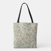 Tote Bag William Morris Honeysuckle Vert Floral (Dos)