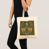 Tote Bag William Morris Honeysuckle Vert Floral (Devant (produit))