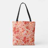 Tote Bag William Morris Iris et Lily, Mandarin Orange (Dos)