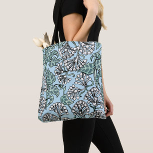 Tote Bag William Morris Jasmine et Motif Feuille