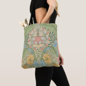 Tote Bag William Morris Myrtle Fleur Floral Botanique (De près)