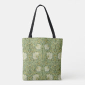 Tote Bag William Morris Pimpernel Fond d'écran bleu Floral (Dos)