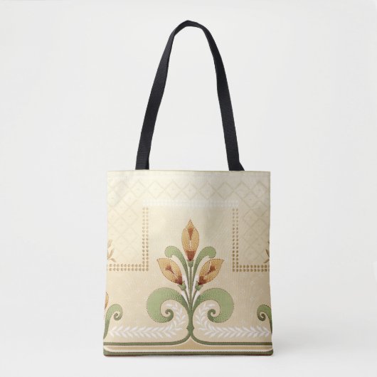 Tote Bag William Morris Row of Lilies (Devant)