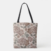 Tote Bag William Morris rustique et beige (Dos)