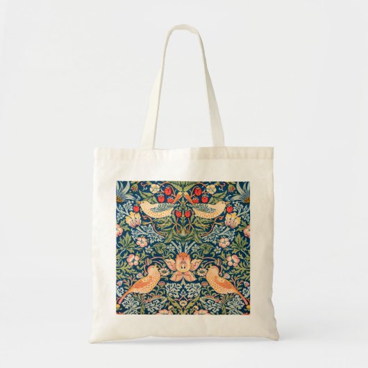 Tote Bag William Morris Strawberry Thief Design (Devant)