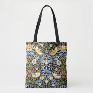 Tote Bag William Morris : Strawberry Thief Design vintage