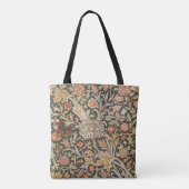 Tote Bag William Morris Trent Garden Flower Classic Botanic (Dos)