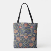Tote Bag William Morris Tudor Fond d'écran Rose (Dos)