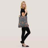 Tote Bag William Morris Tudor Fond d'écran Rose (Sur le modèle)