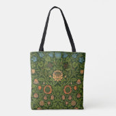 Tote Bag William Morris Violet et Columbine Art Rug (Dos)