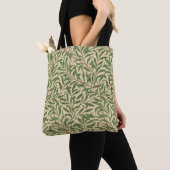 Tote Bag William Morris Willow Bough Green Willow Feuilles (De près)