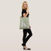 Tote Bag William Morris Willow Motif Grand initial (Sur le modèle)