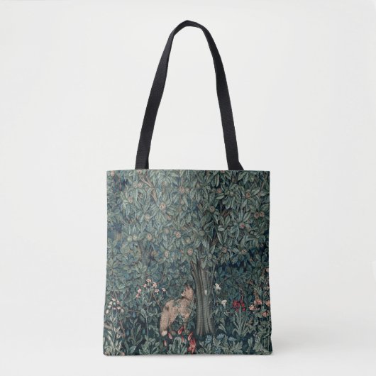 Tote Bag William Morris Woodland Tapestry Fox (Devant)