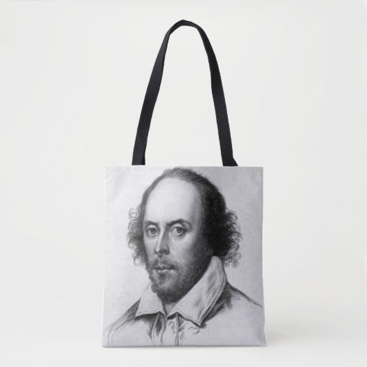 Tote Bag William Shakespeare Polyester Fourre-tout (Devant)