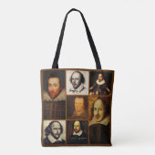 Tote Bag William Shakespeare Polyester Fourre-tout (Dos)