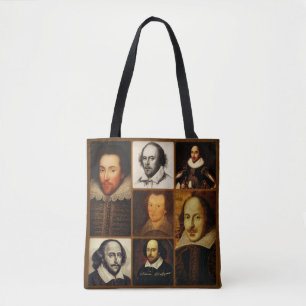 Tote Bag William Shakespeare Polyester Fourre-tout