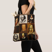 Tote Bag William Shakespeare Polyester Fourre-tout (De près)