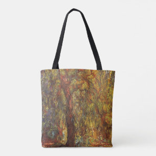 Tote Bag Willow de Weeping par Claude Monet, Art Vintage
