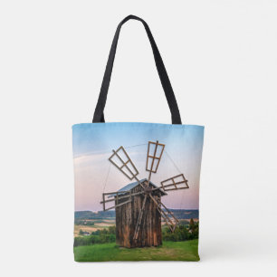 Tote Bag Windmill Outhouse