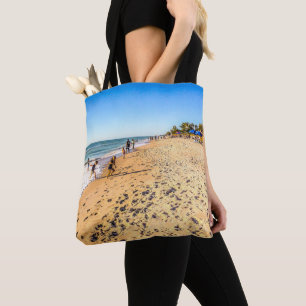 Tote Bag Winter Beach Scene Fourre-tout