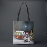 Tote Bag Winter Great Dane Caravan Christmas Adventure<br><div class="desc">Laissez-vous tenter par la magie d'une nuit d'hiver enneigée alors qu'une caravane glisse gracieusement à travers le paysage illuminé par la lune. La beauté sereine de la neige scintillante et l'éclat enchanteur de la lune créent une scène captivante, promettant une aventure de Noël inoubliable remplie de chaleur, de joie et...</div>