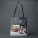 Tote Bag Winter Great Dane Caravan Christmas Adventure<br><div class="desc">Laissez-vous tenter par la magie d'une nuit d'hiver enneigée alors qu'une caravane glisse gracieusement à travers le paysage illuminé par la lune. La beauté sereine de la neige scintillante et l'éclat enchanteur de la lune créent une scène captivante, promettant une aventure de Noël inoubliable remplie de chaleur, de joie et...</div>
