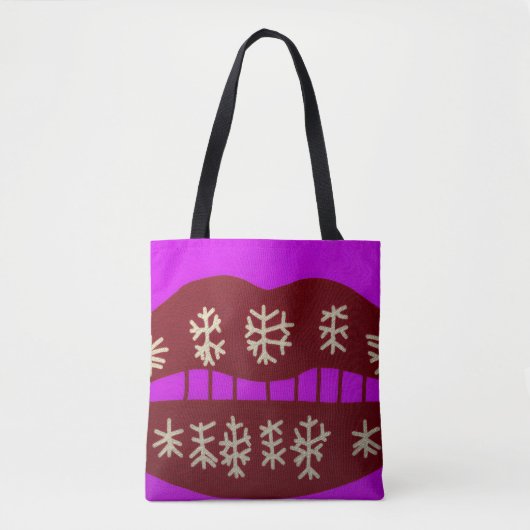Tote Bag Winter Holiday Smile (Devant)