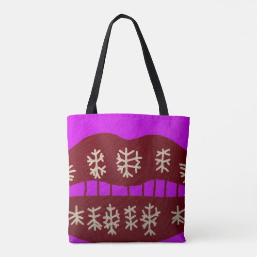 Tote Bag Winter Holiday Smile (Dos)