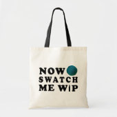 Tote Bag WIP Swatch Me - Lingo d'artisanat Turquoise (Devant)