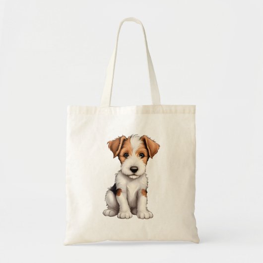 Tote Bag Wire Hair Fox Terrier (Devant)
