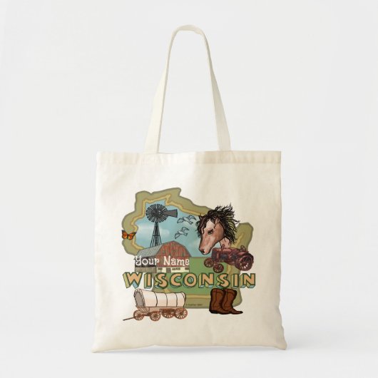 Tote Bag Wisconsin (Devant)