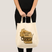 Tote Bag Wisconsin, Cheesy Cheesehead (Devant (produit))