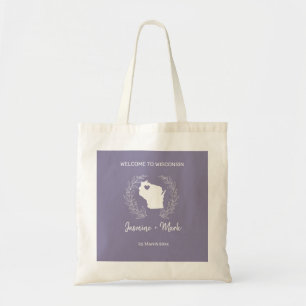 Tote Bag Wisconsin Destination Mariage Bienvenue