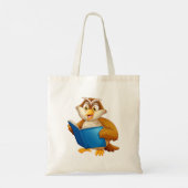 Tote Bag Wise Owl Reading Book (Dos)