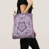 Tote Bag Wisteria Mandala (De près)