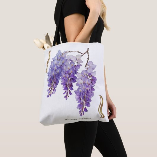 Tote Bag Wisteria Sinensis  (De près)