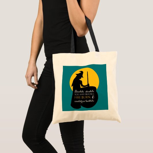 Tote Bag Witch and Moon Magic Spell Tote (Devant (produit))