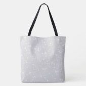 Tote Bag Witch Mommy gris / gris brillant design (Dos)