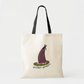Tote Bag Witchy Woman Illustré violet sorcier Casquette (Devant)