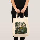 Tote Bag with Goldfinch /Cabbage with Fall Leaf (Voorkant (product))