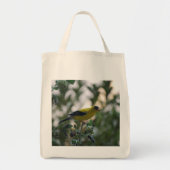 Tote Bag with Goldfinch /Cabbage with Fall Leaf (Voorkant)