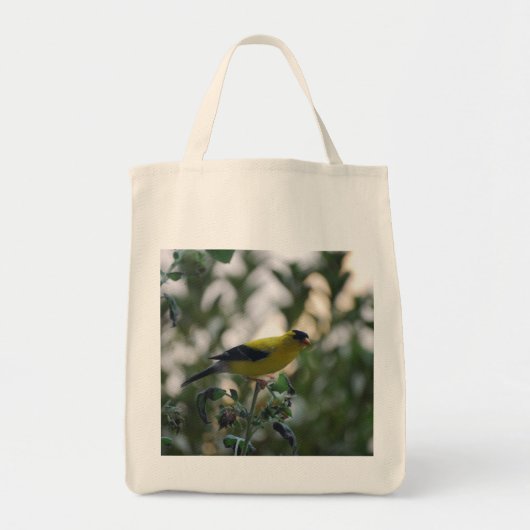 Tote Bag with Goldfinch /Cabbage with Fall Leaf  (Devant)